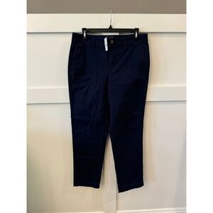 J crew high rise boyfriend chino size‎ 8 NWT